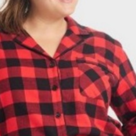 Red & Black Plaid Soft & Cozy Lounge-in-Style Jams SZ XL - Picture 3 of 10